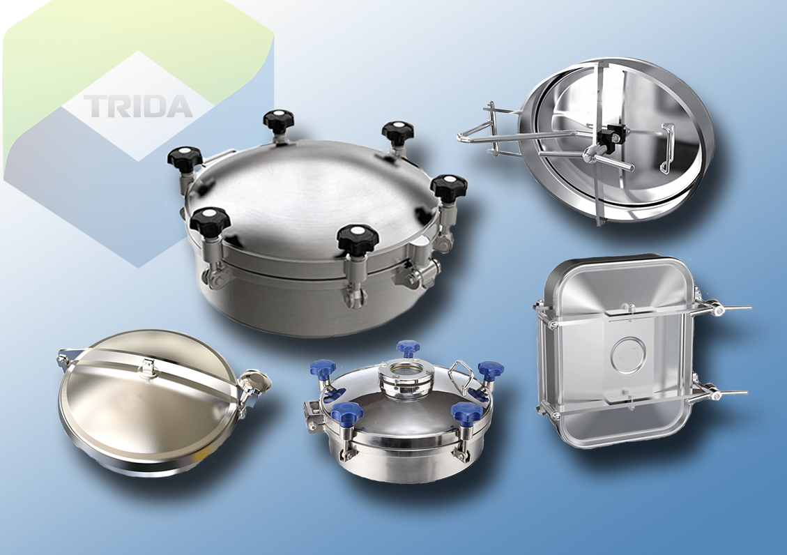 Люки и ёмкостное оборудование из нержавеющей стали AISI на заказ